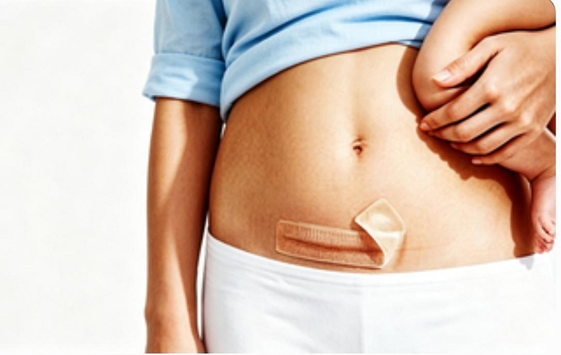 ປອດໄພບໍ່ມີຮໍໂມນ CmallBio Silicone Scar Patch ສໍາລັບການດູແລບາດແຜໃນການຜ່າຕັດ